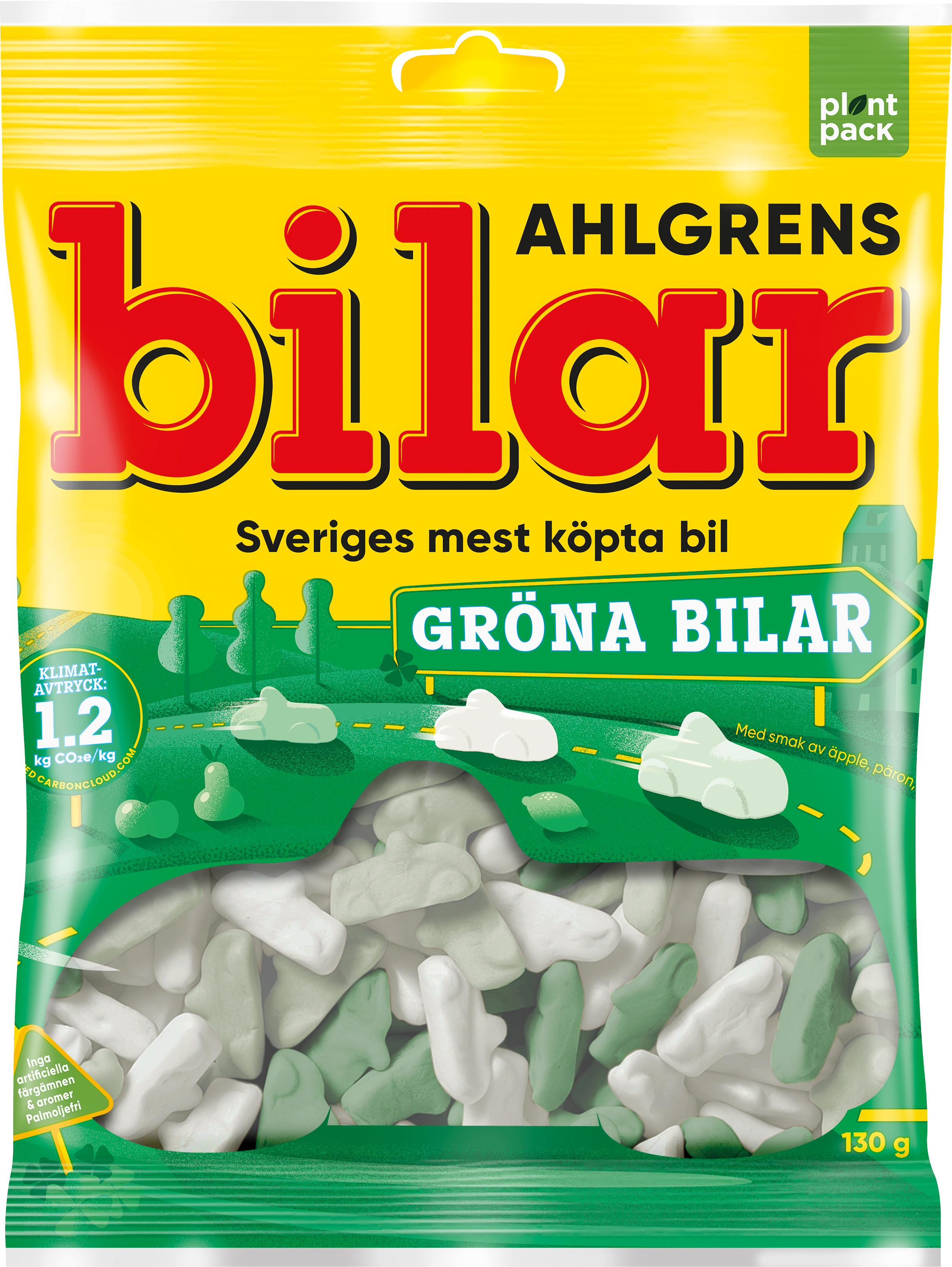 Ahlgrens Bilar Coches verdes by Swedish Candy Store