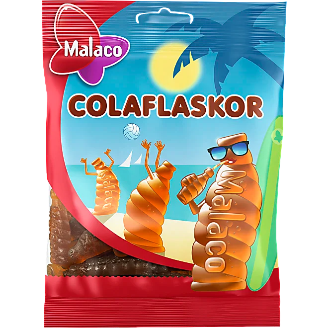 Malaco Botellas de cola by Swedish Candy Store