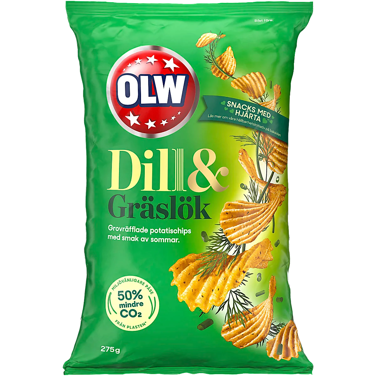 OLW Chips de eneldo y cebollino by Swedish Candy Store