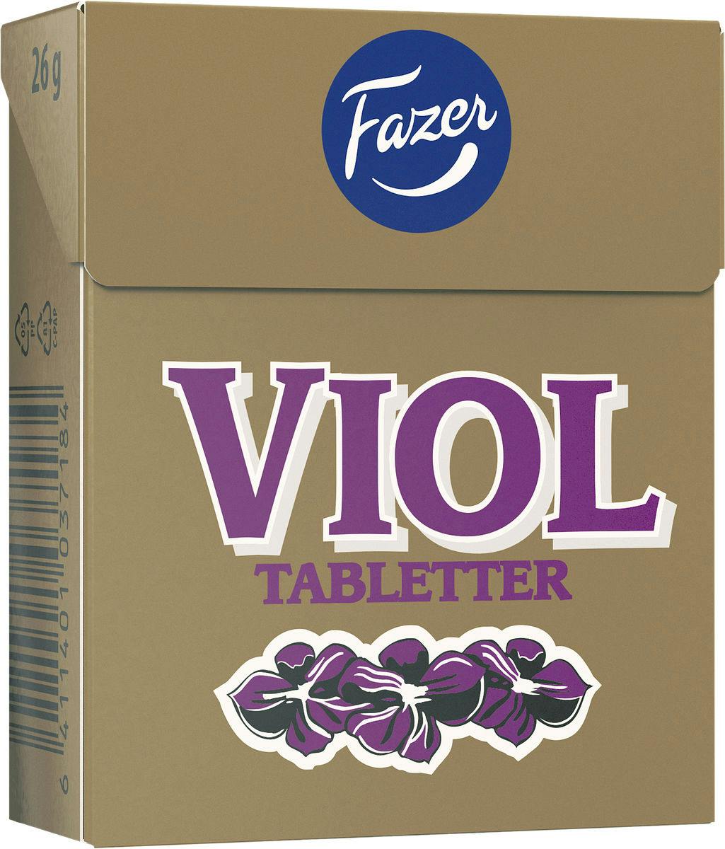 Fazer Viol Pastilles by Swedish Candy Store