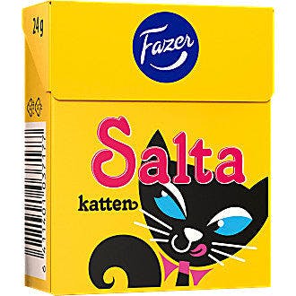 Fazer Salty Kitten Pastilles by Swedish Candy Store