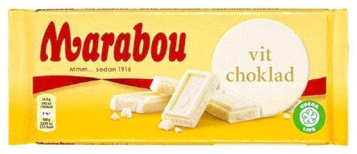 Marabou Chocolate blanco by Swedish Candy Store