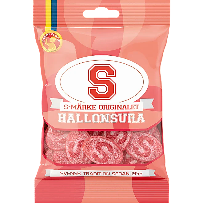 S-Märke Frambuesa agria by Swedish Candy Store