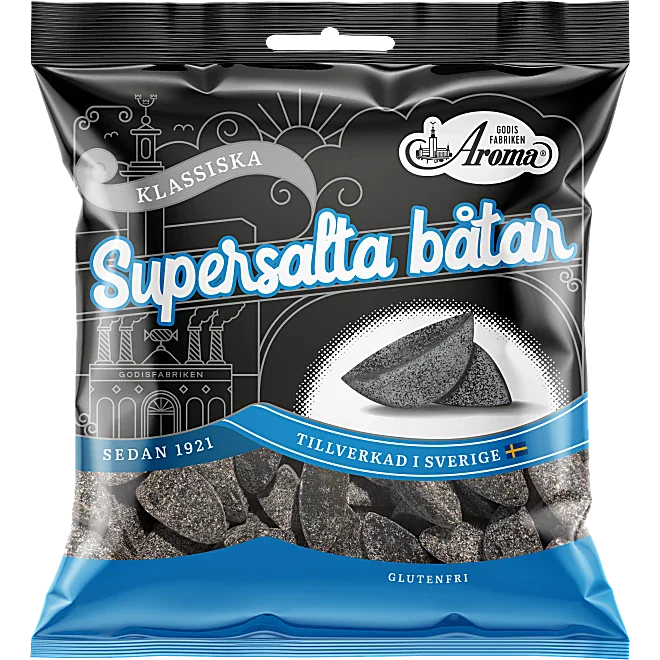 Aroma Super salzige Boote by Swedish Candy Store
