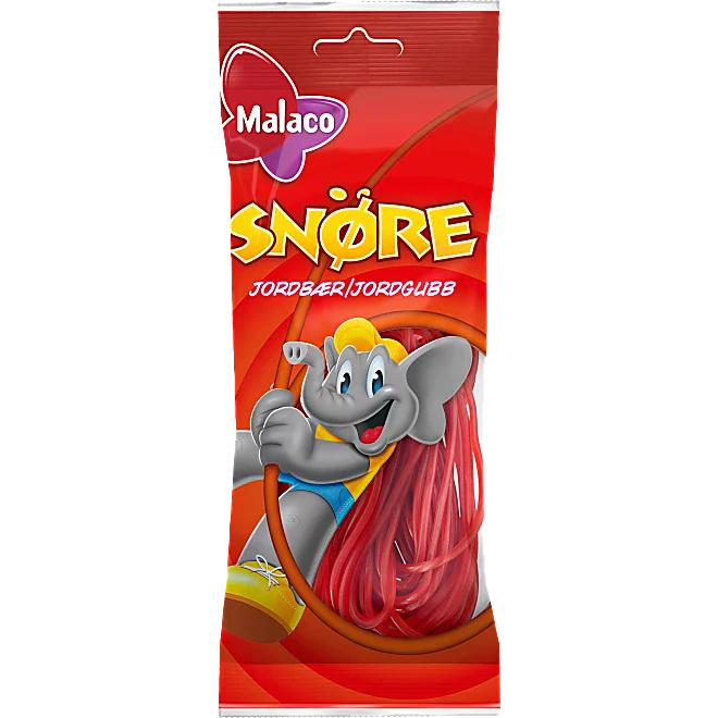 Malaco Seil-Erdbeere by Swedish Candy Store
