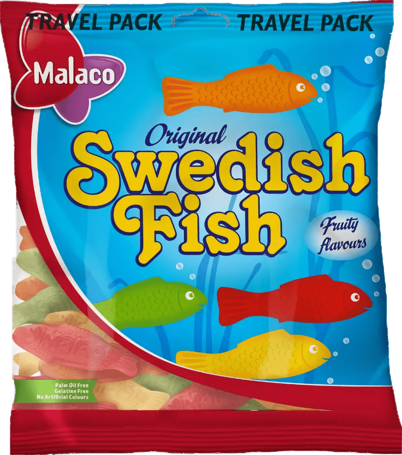 Swedish Fish Candy Bag Malaco 350g 
