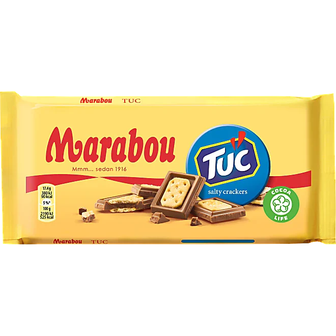 Marabou TUC Chocolate Bar by Swedish Candy Store